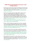 AHIP Final Examination Practice Questions and Answers Study Guide