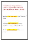 WGU D771 Quantitative Reasoning Exam Study Guide &vert; Math Practice