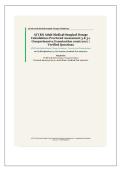 ATI RN AdulT MedIcAl-SuRgIcAl doSAge cAlculATIoNS &ndash; AcAdeMIc&NewLine;YeAR 2026&sol;2027 &ndash; PRocToRed ASSeSSMeNT 3 & 3&period;1 coMPReheNSIve&NewLine;exAMINATIoN QueSTIoNS &vert;&vert; JuST ReleASed &period; 