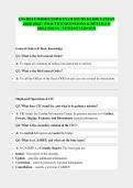USS BLUE RIDGE ESWS EXAM STUDY GUIDE LATEST &NewLine;2026&sol;2027 &vert; PRACTICE QUESTIONS & DETAILED &NewLine;SOLUTIONS &vert; NEWEST VERSION 