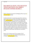 WGU D223 Red Flag Mania Exam Study Guide &vert; Healthcare Ethics & Law