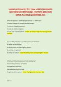 ILLINOIS CRSS PRACTICE TEST EXAM LATEST 2026 UPDATED &NewLine;QUESTIONS AND VERIFIED 100&percnt; SOLUTIONS &lpar;2026&sol;2027&rpar; &NewLine;GRADE&colon; A&plus;&vert;STATUS&colon; GUARANTEED PASS 