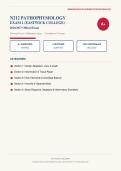 N212 Pathophysiology Exam 1 Eastwick College 2026&sol;2027 &ndash; Questions and Answers &vert; 100&percnt; Verified &vert; Complete Verified Answers &ndash; Pass Guaranteed &ndash; A&plus; Graded&NewLine;&NewLine;