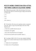 NCCCO MOBILE CRANE EXAM 2026 ACTUAL&NewLine;TEST PAPER COMPLETE SOLUTIONS VERIFIED
