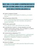 MGT 301 3 UK KIRN COMPREHENSIVE&NewLine;STUDY GUIDE 2026 FULL QUESTIONS&NewLine;AND SOLUTIONS GRADED A&plus;