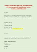 BUAL 2650 GUPTA EXAM 2 LATEST 2026 UPDATED QUESTIONS &NewLine;AND VERIFIED 100&percnt; SOLUTIONS &lpar;2026&sol;2027&rpar; GRADE&colon; &NewLine;A&plus;&vert;STATUS&colon; GUARANTEED PASS