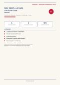 MDC III Medical Final Exam and Study Guide 2026&sol;2027 &ndash; Questions and Answers &vert; 100&percnt; Verified &vert; Complete Verified Answers &ndash; Pass Guaranteed &ndash; A&plus; Graded&NewLine;&NewLine;