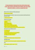 FITOUR ADVANCED FITNESS INSTRUCTOR CERTIFICATION EXAM &NewLine;LATEST 2026 UPDATED QUESTIONS AND VERIFIED 100&percnt; SOLUTIONS &NewLine;&lpar;2026&sol;2027&rpar; GRADE&colon; A&plus;&vert;STATUS&colon; GUARANTEED PASS