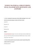 NUR2513 EXAM Bundle &vert; 2026&sol;2027 Update with complete solutions&period;
