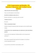 C236 Compensation and Benefits - My&NewLine;Educator 2 Questions with Verified Correct&NewLine;Answers