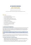 AP Macroeconomics Unit 3 Study Guide&colon; National Income and Price Determination  