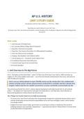 AP U&period;S&period; History Unit 3 Study Guide&colon; Revolution and the New Nation&comma; c&period; 1754 to c&period; 1800