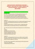 MARYLAND DENTIST JURISPRUDENCE EXAM BANK &mdash; 2026&sol;2027 &vert; QUESTIONS WITH CORRECT ANSWERS AND DETAILED RATIONALES &vert; ALREADY GRADED A&plus;&vert;  100&percnt; VERIFIED 