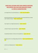 NCCER 26211-20 EXAM LATEST 2026 UPDATED QUESTIONS &NewLine;AND VERIFIED 100&percnt; SOLUTIONS &lpar;2026&sol;2027&rpar; GRADE&colon; &NewLine;A&plus;&vert;STATUS&colon; GUARANTEED PASS