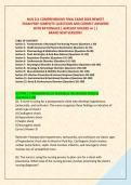 NUR 211 COMPREHENSIVE FINAL EXAM 2026 NEWEST  &NewLine;EXAM PREP COMPLETE QUESTIONS AND CORRECT ANSWERS  &NewLine;WITH RATIONALES &vert; ALREADY GRADED A&plus;&vert; &vert; &NewLine;BRAND NEW VERSION&excl;&excl; 