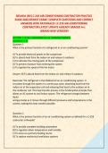 NEVADA &lpar;NV&rpar; C-21B AIR-CONDITIONING CONTRACTOR PRACTICE &NewLine;EXAM 2026 NEWEST EXAM&vert; COMPLETE QUESTIONS AND CORRECT &NewLine;ANSWERS WITH RATIONALES &vert;C-21B AIR-CONDITIONING &NewLine;CONTRACTOR LATEST UPDATE ALREADY GRADED A&plus;&vert; &NewLine; &vert;BRAND NEW VERSION&excl;&excl; 