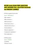 NCCER 26305 EXAM PREP QUESTIONS&NewLine;AND ANSWERS FULL SOLUTION PACKAGE&NewLine;100 PERCENT CORRECT