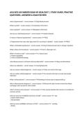 ASU HCR 240 SARDER EXAM &num;3 2026&sol;2027 &vert; STUDY GUIDE&comma; PRACTICE QUESTIONS&comma; ANSWERS & EXAM REVIEW