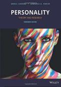 Test Bank & Solution Manual for Personality&colon; Theory and Research 14th Edition &vert; Daniel Cervone & Lawrence A&period; Pervin &vert; Chapters 1&ndash;14 Complete