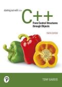 Test Bank & Solution Manual for Starting Out with C&plus;&plus;&colon; From Control Structures through Objects 10th Edition &vert; Tony Gaddis &vert; Chapters 1&ndash;21 Complete