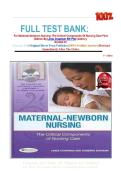 Test Bank for Maternal-Newborn Nursing&colon; The Critical Components of Nursing Care 1st Edition &vert; Linda Chapman & Roberta F&period; Durham &vert; Chapters 1&ndash;19