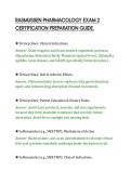RASMUSSEN PHARMACOLOGY EXAM 2&NewLine;CERTIFICATION PREPARATION GUIDE&period;