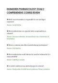 RASMUSSEN PHARMACOLOGY EXAM 2&NewLine;COMPREHENSIVE COURSE REVIEW
