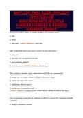 AAPC CPC FINAL EXAM &lpar;2026&sol;2027&rpar;&NewLine;UPDATE&vert;EXAM&NewLine;QUESTIONS WITH MULTIPLE&NewLine;CHOICES &vert;VERIFIED & REVISED&NewLine;ANSWERS &lpar;NEW&rpar;&excl;&excl;&excl;