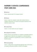 RASPBERRY PI UPDATED COMPREHENSIVE&NewLine;STUDY GUIDE 2026