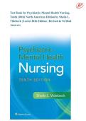 Test Bank for Psychiatric-Mental Health Nursing&comma;  Tenth &lpar;10th&rpar; North American Edition by Sheila L&period;  Videbeck &vert; Latest 2026 Edition &vert; Revised & Verified  Answers