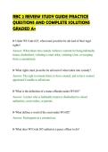 RBC 2 REVIEW STUDY GUIDE PRACTICE&NewLine;QUESTIONS AND COMPLETE SOLUTIONS&NewLine;GRADED A&plus;