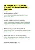 RBC 2 REVIEW TEST BANK SOLVED&NewLine;QUESTIONS AND VERIFIED RESPONSES&NewLine;GRADED A&plus;