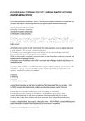 NURS 3554 EXAM 1 TEST BANK 2026&sol;2027 &vert; NURSING PRACTICE QUESTIONS&comma; ANSWERS & EXAM REVIEW