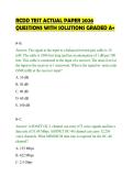 RCDD TEST ACTUAL PAPER 2026&NewLine;QUESTIONS WITH SOLUTIONS GRADED A&plus;