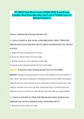 PN 2002 Final Review Latest 2026&sol;2027 Actual Exam&vert; &NewLine;Complete Real Exam Questions and Correct Verified Answers&sol; &NewLine;Already Graded A&plus;