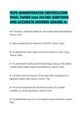 RCFE ADMINISTRATOR CERTIFICATION&NewLine;FINAL PAPER 2026 SOLVED QUESTIONS&NewLine;AND ACCURATE ANSWERS GRADED A&plus;