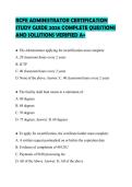 RCFE ADMINISTRATOR CERTIFICATION&NewLine;STUDY GUIDE 2026 COMPLETE QUESTIONS&NewLine;AND SOLUTIONS VERIFIED A&plus;