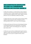 RCFE ADMINISTRATOR CERTIFICATION&NewLine;TEST BANK 2026 COMPREHENSIVE&NewLine;QUESTIONS AND SOLUTIONS GRADED A&plus;