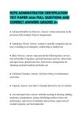 RCFE ADMINISTRATOR CERTIFICATION&NewLine;TEST PAPER 2026 FULL QUESTIONS AND&NewLine;CORRECT ANSWERS GRADED A&plus;