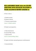RCIS ASSESSMENT BANK 2026 340 SOLVED&NewLine;QUESTIONS WITH DETAILED SOLUTIONS 47&NewLine;PAGES ACCURATE REVIEW GRADED A&plus;&NewLine;
