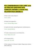 RCIS COMPREHENSIVE STUDY SHEET 2026&NewLine;340 PRACTICE QUESTIONS WITH&NewLine;COMPLETE ANSWERS 47 PAGES FULL&NewLine;SOLUTION PACK GRADED A&plus;&NewLine;