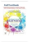 Test Bank for Fundamentals of Nursing Active Learning for Collaborative Practice&comma; 3rd Edition by Barbara L Yoost&comma; Lynne R Crawford Chapter 1-42 Newest Version 2026&NewLine;