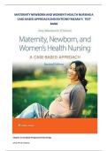 Test Bank for Maternity Newborn and Women&rsquo;s Health Nursing&colon; A Case-Based Approach 2nd Edition O&rsquo;Meara&vert;&vert;ISBN NO-10&comma;1975209028&vert;&vert;ISBN NO-13&comma;978-1975209025&vert;&vert;Complete Chapters&vert;&vert;Latest Guide&NewLine;