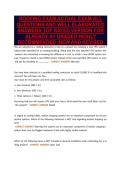ROOFING EXAM ACTUAL EXAM ALL&NewLine;QUESTIONS AND WELL ELABORATED&NewLine;ANSWERS TOP RATED VERSION FOR&NewLine;ALREADY A&plus; GRADED HIGHLY&NewLine;RECOMMENDED &vert;NEW AND REVISED