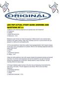 LEIK FNP ACTUAL STUDY GUIDE ANSWERS AND QUESTIONS SET A&period;pdf
