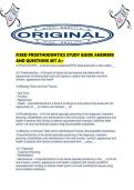 FIXED PROSTHODONTICS STUDY GUIDE ANSWERS AND QUESTIONS SET A&period;pd