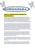 LCSW ALL COMPREHENSIVE ANSWERS AND QUESTIONS SET A&period;pdf