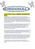 LCSW ACTUAL FINALS ANSWERS AND QUESTIONS SET A&period;pdf