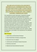 NSG 6020 ADVANCED HEALTH ASSESSMENT &NewLine;MIDTERM EXAM&colon; COMPREHENSIVE PRACTICE &NewLine;EXAMINATION STUDY GUIDE &vert; LATEST UPDATE &NewLine;2026&sol;2027 &vert; ACTUAL EXAM PRACTICE QUESTIONS &NewLine;AND ANSWERS &vert; EXAM REVIEW &vert; 100&percnt; CORRECT &NewLine;ANSWERS &vert; VERIFIED SOLUTIONS