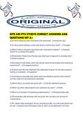 RITE AID PTU STUDYS CORRECT ANSWERS AND QUESTIONS SET A&period;pdf